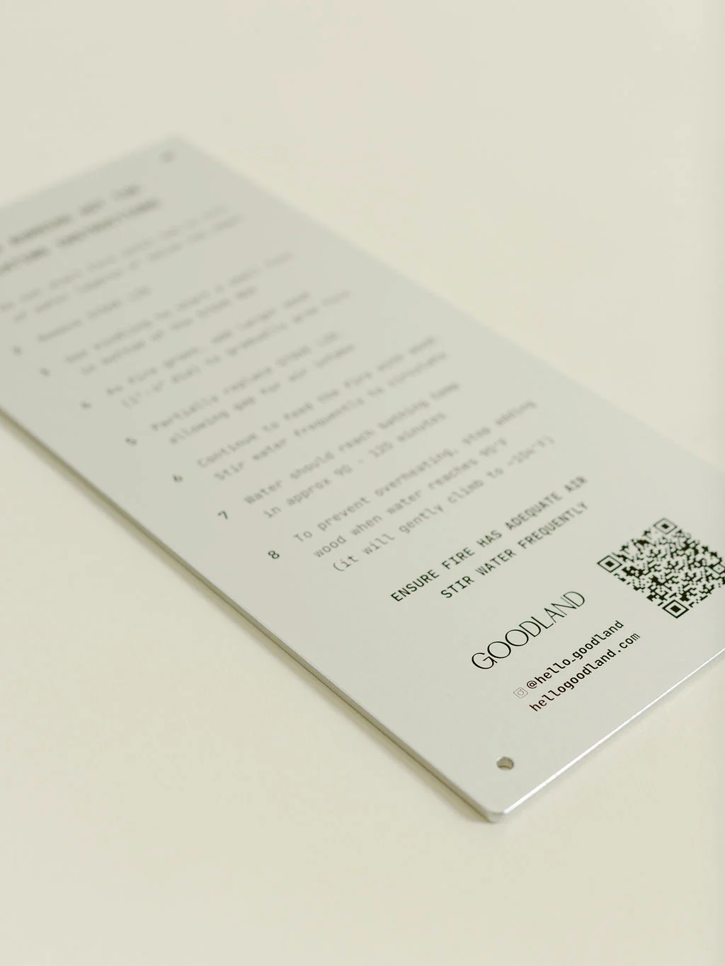 Instruction Plate - Image 3
