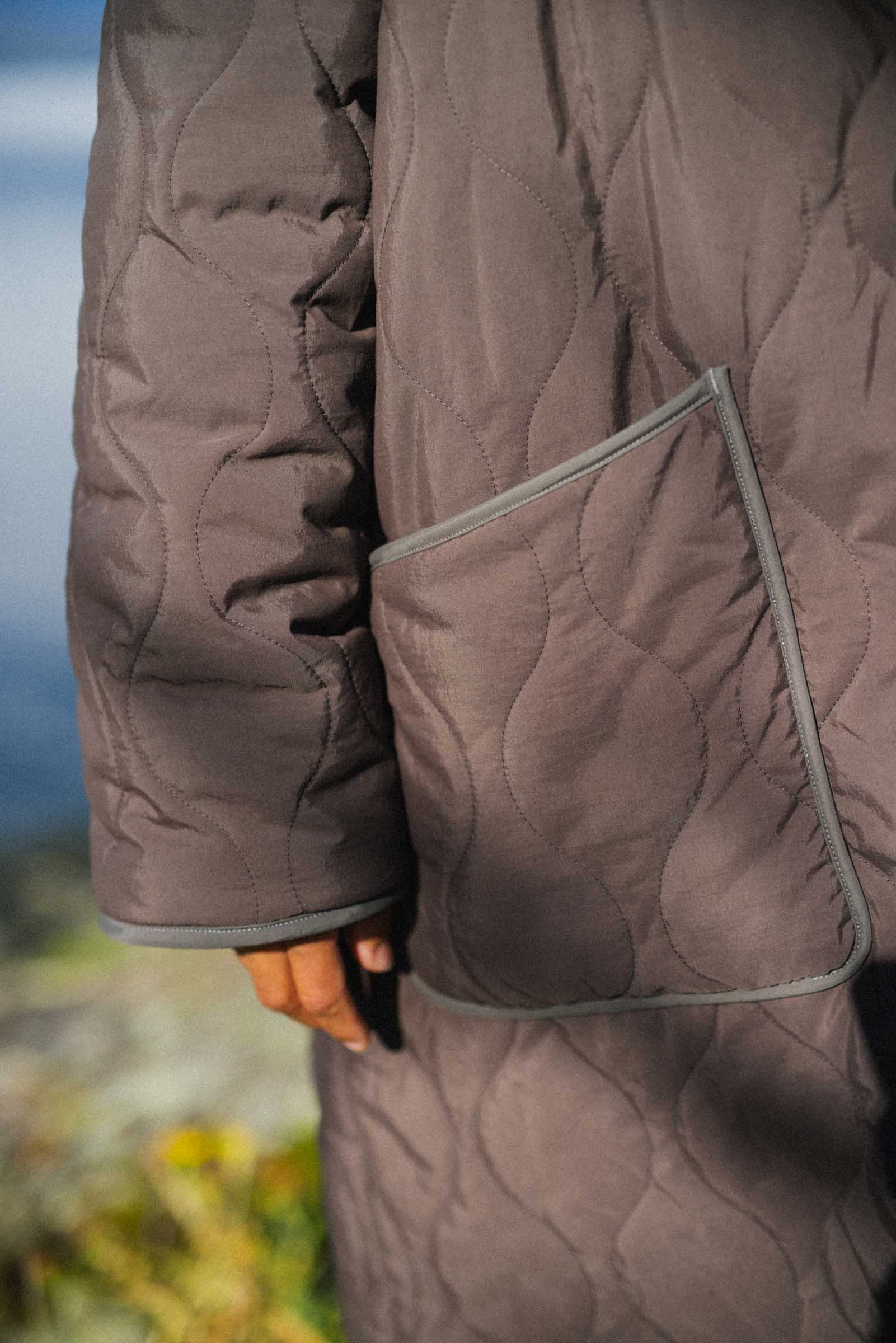 Quilted Outdoor Robe - Image 11