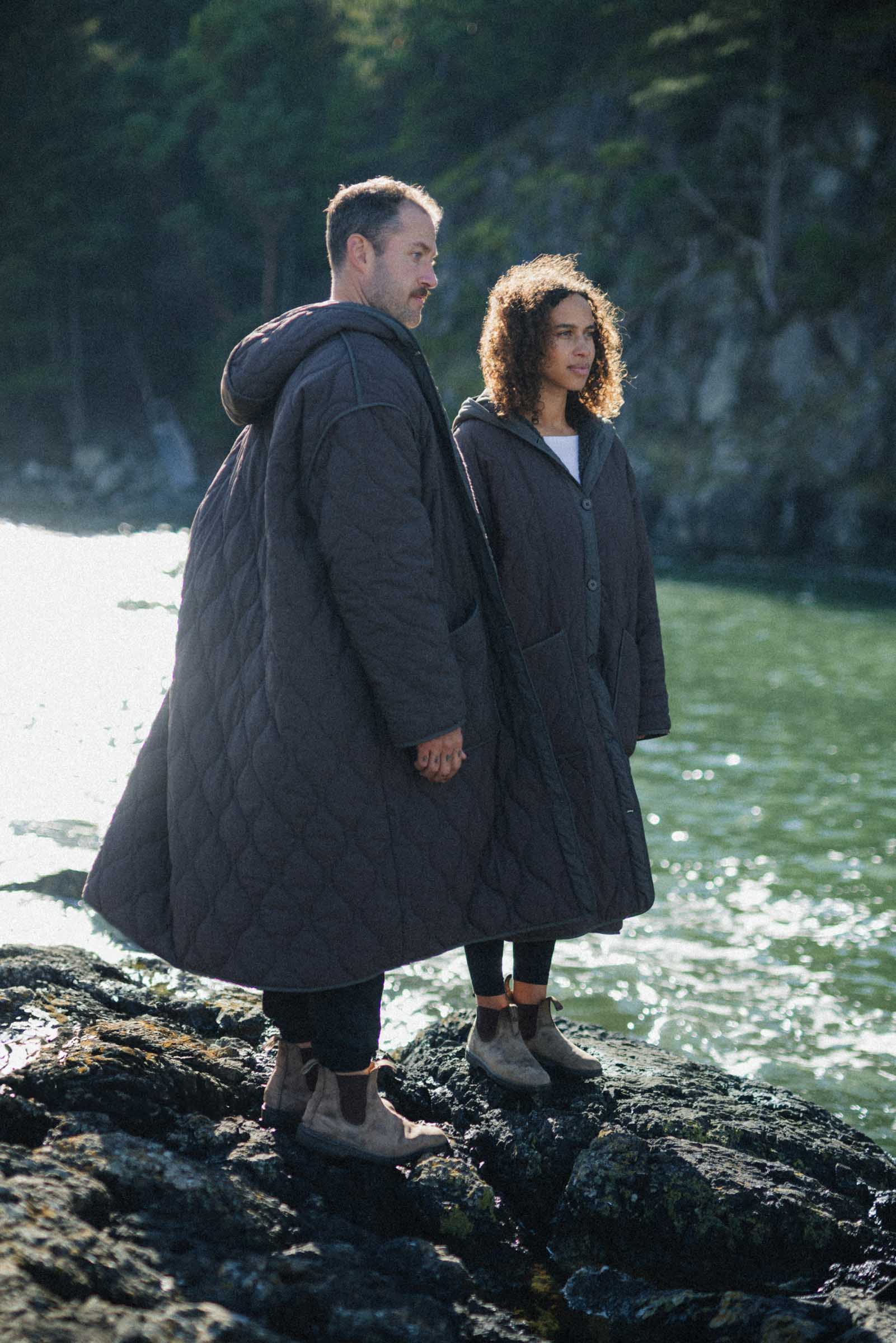Quilted Outdoor Robe - Image 7